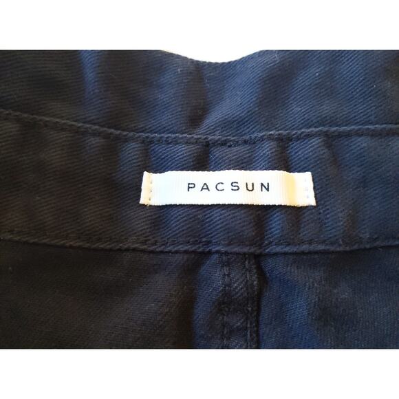 PacSun Sz Medium Black Mom Jeans w/ Belt Included - Picture 4 of 10